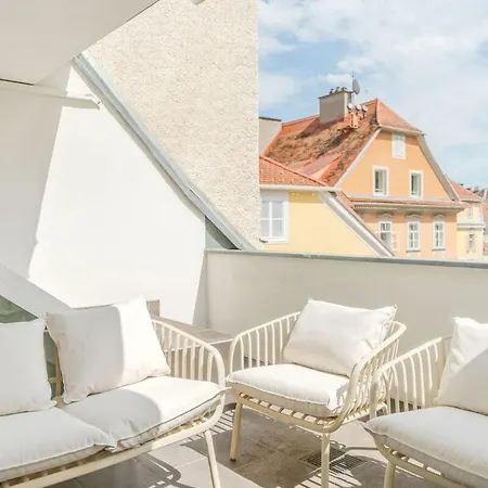 Hakuna - Penthouse Franziskanerplatz - Rooftop * 그라츠